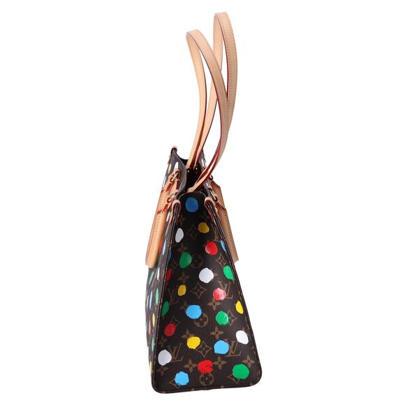 Louis Vuitton x Yayoi Kusama Onthego MM Tote Brown Monogram Polka Dots - Picture 2 of 8